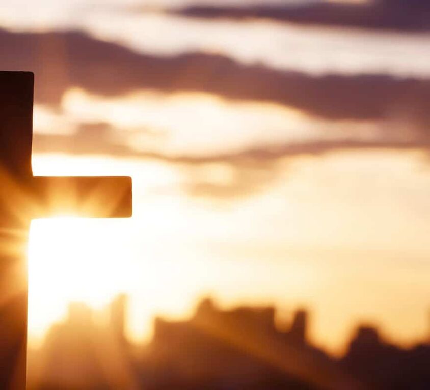 A cross for wishing God.